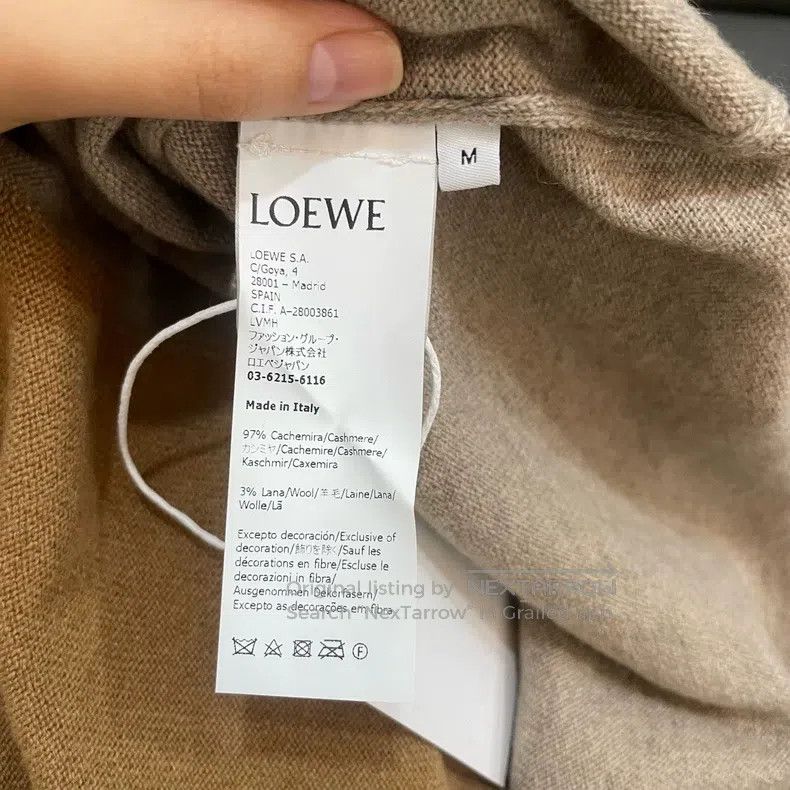 Loewe LOEWE Micro Logo Embroidered Patchwork Loose Fit Long Slee Size US M / EU 48-50 / 2 - 7 Thumbnail