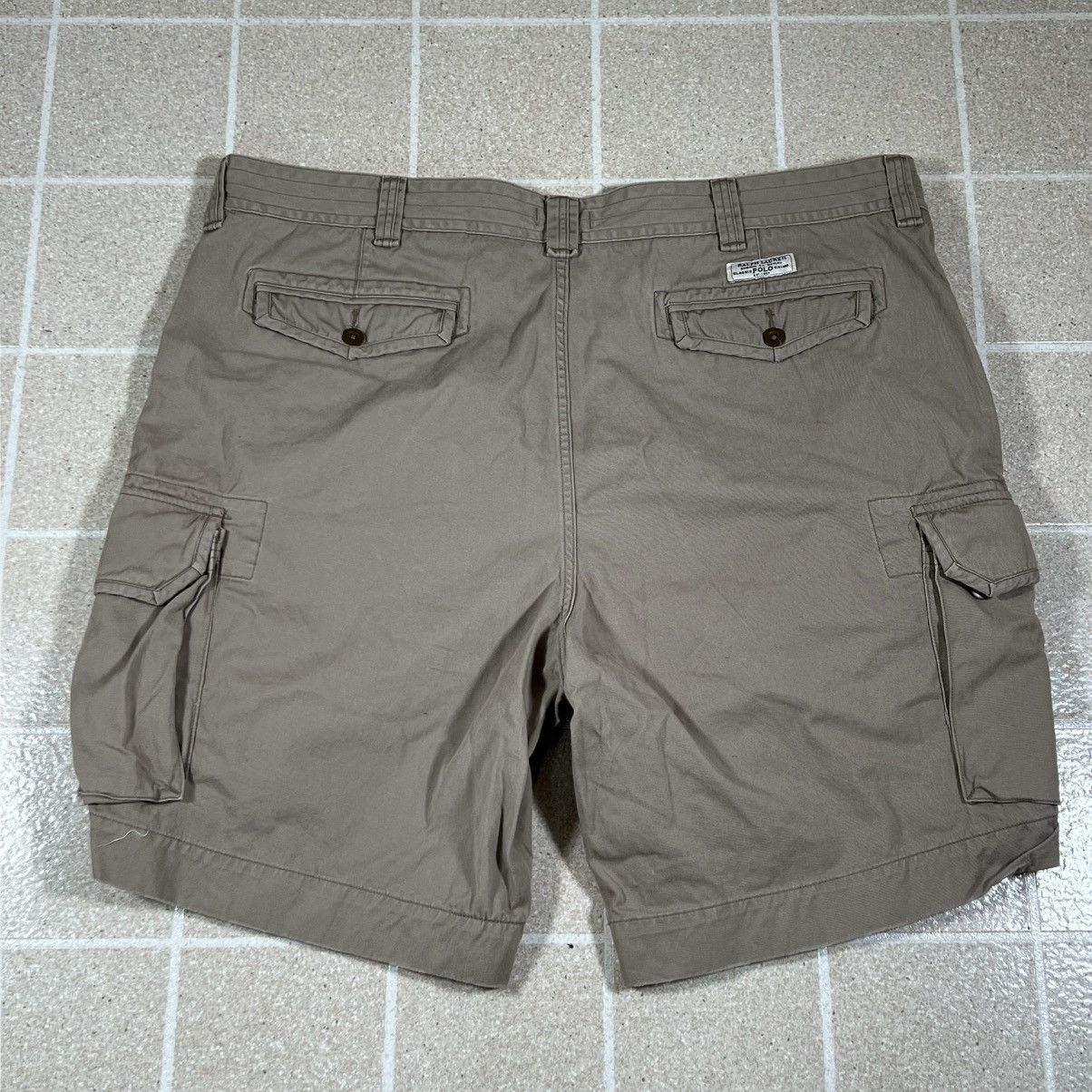 Polo Ralph Lauren POLO RALPH LAUREN Mens Cargo Shorts Beige 46B Military Size US 44 / EU 60 - 2 Thumbnail