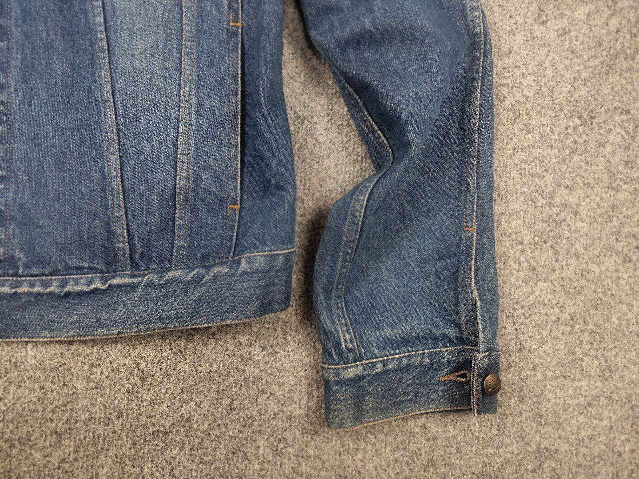 Roberto Cavalli Vintage 90's Just Cavalli Roberto Faded denim trucker Jacket Size US L / EU 52-54 / 3 - 6 Thumbnail