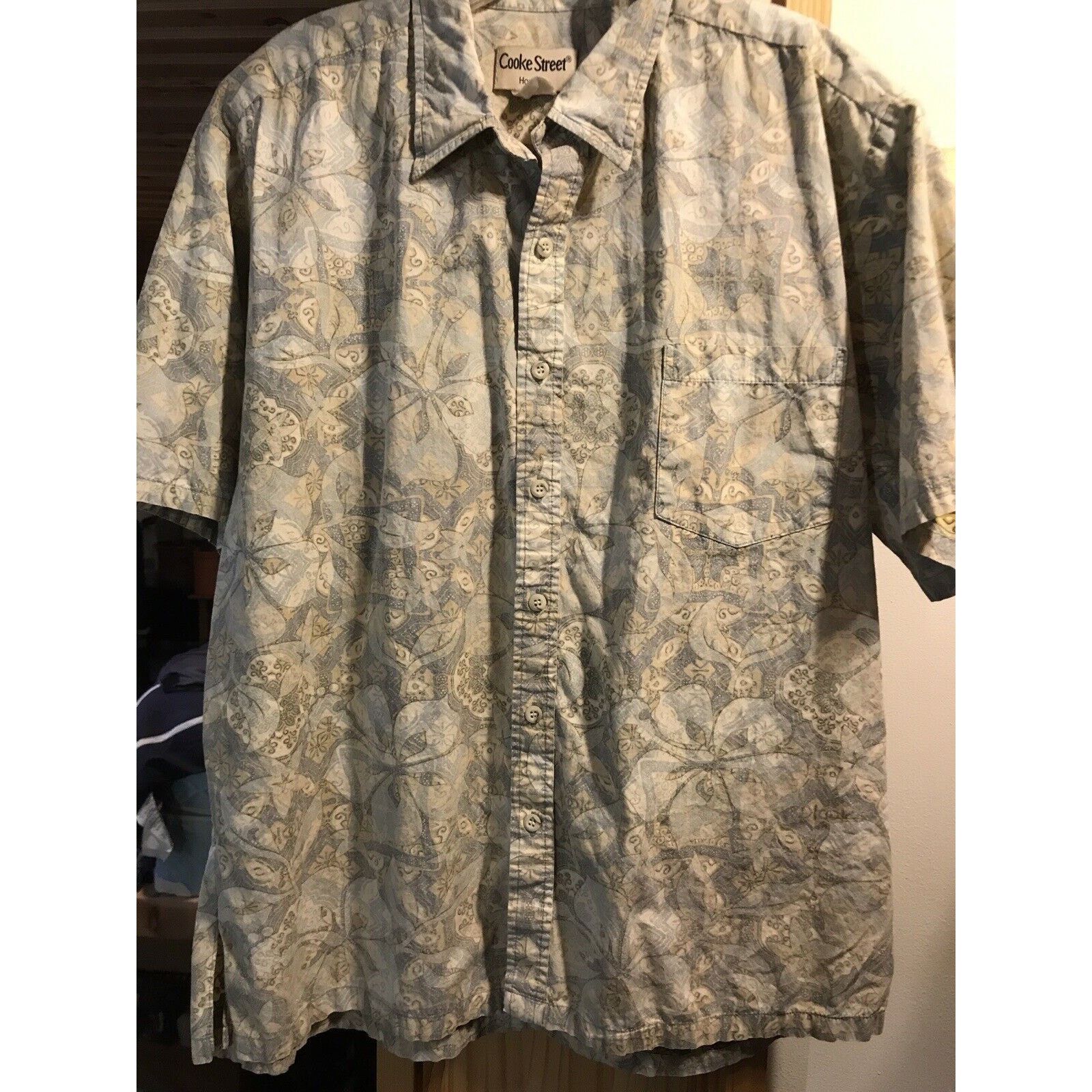 Other Cooke Street Honolulu Men’s XL Floral Cotton Hawaiian Shirt Size US XL / EU 56 / 4 - 7 Thumbnail