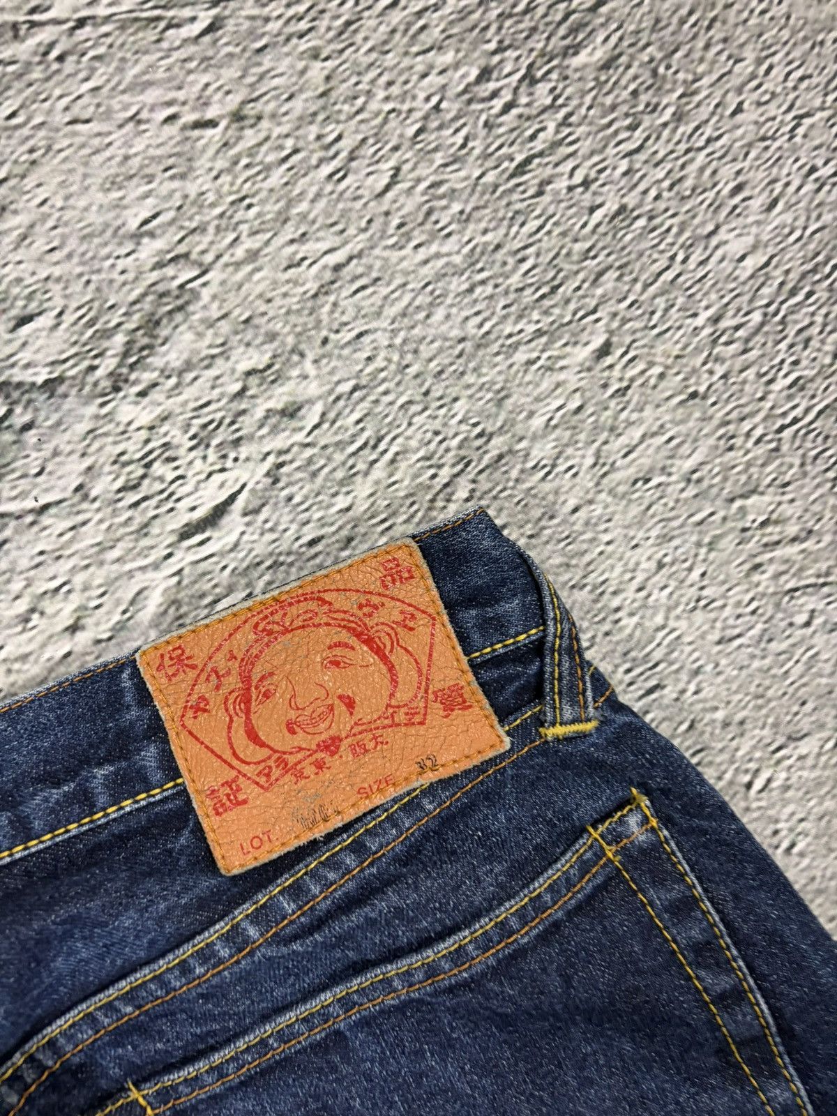 Evisu Evisu jeans vintage handpainted seagull logo selvedge white Size US 30 / EU 46 - 5 Thumbnail