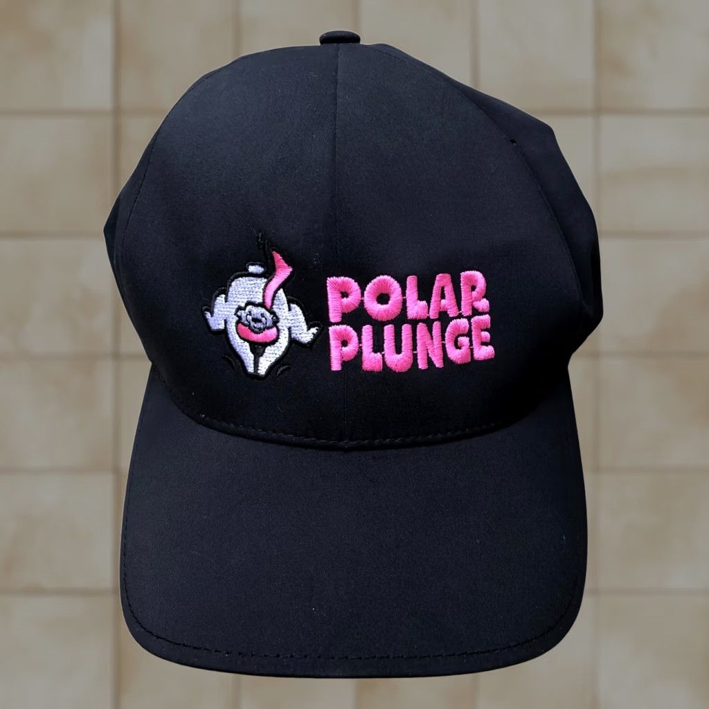 Vintage FLEXFIT DELTA Polar Plunge Baseball Hat Men's S/M Black Cap Moisture Wicking Baseball Cap Mens S/M Black Polo Plunge Delta Flexfit Polar Size ONE SIZE - 1 Thumbnail