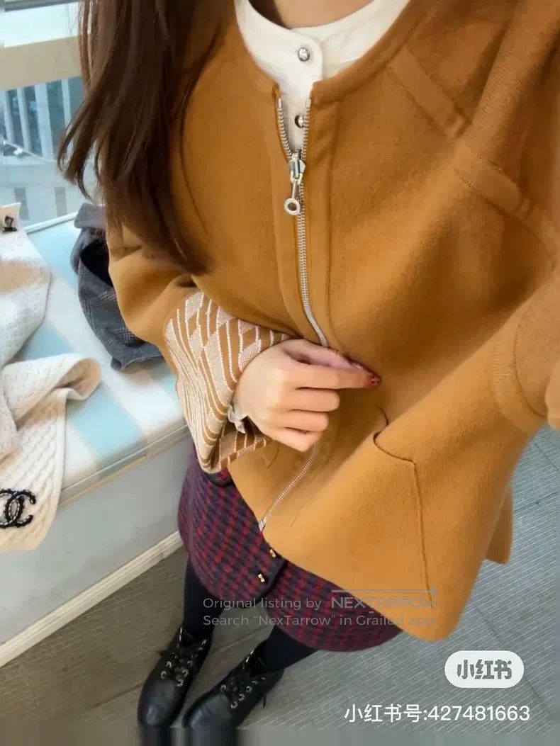 Hermes Hermes Women's Double-Faced Cashmere Coat Short Size XS / US 0-2 / IT 36-38 - 9 Thumbnail