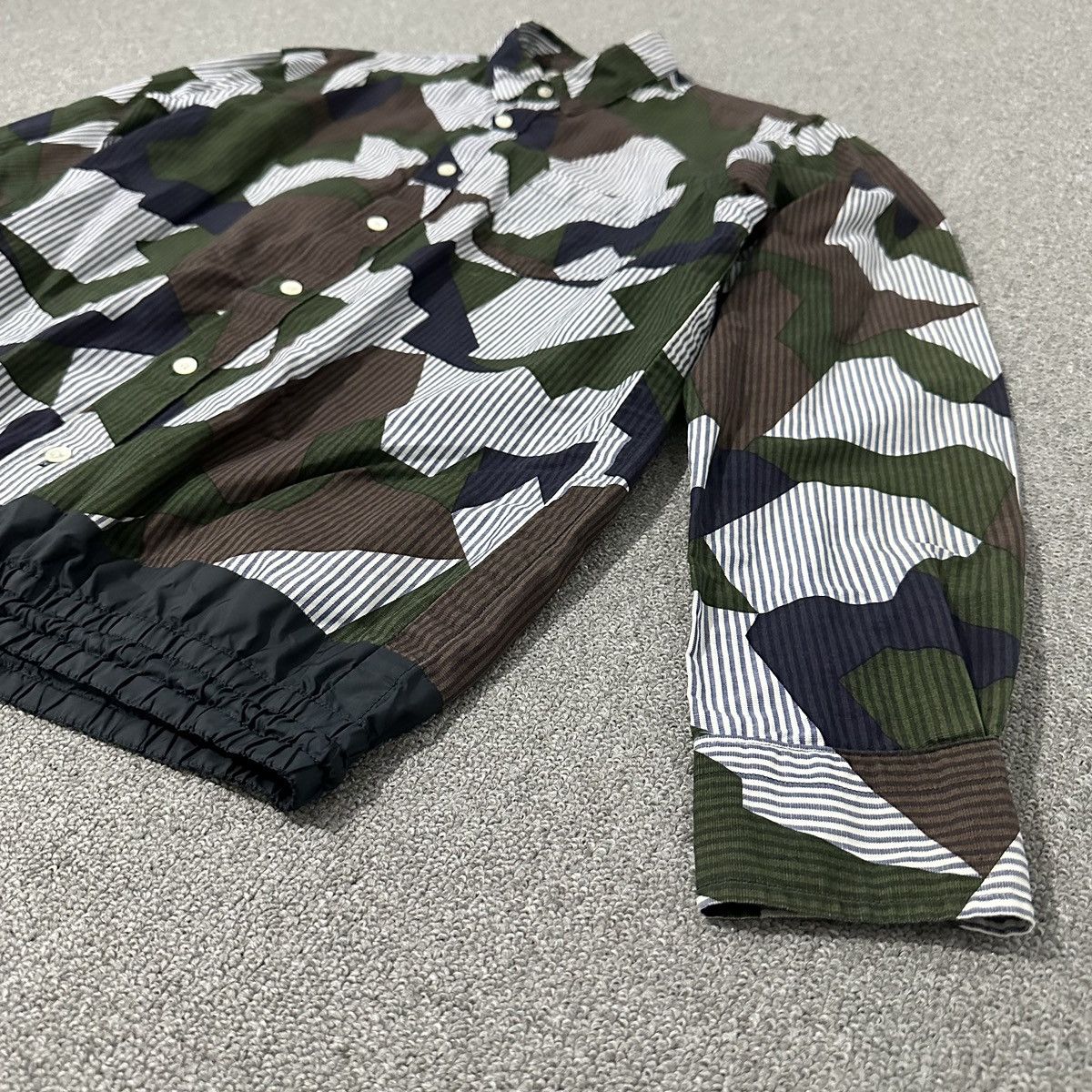 Sacai Sacai - Longsleeve Shirt with Drawstring Size US M / EU 48-50 / 2 - 2 Thumbnail