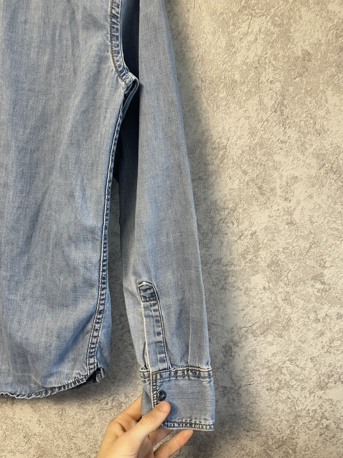 Polo Ralph Lauren Vintage Polo Ralph Lauren Jeans Denim Long Sleeve Shirt Size US S / EU 44-46 / 1 - 20 Thumbnail