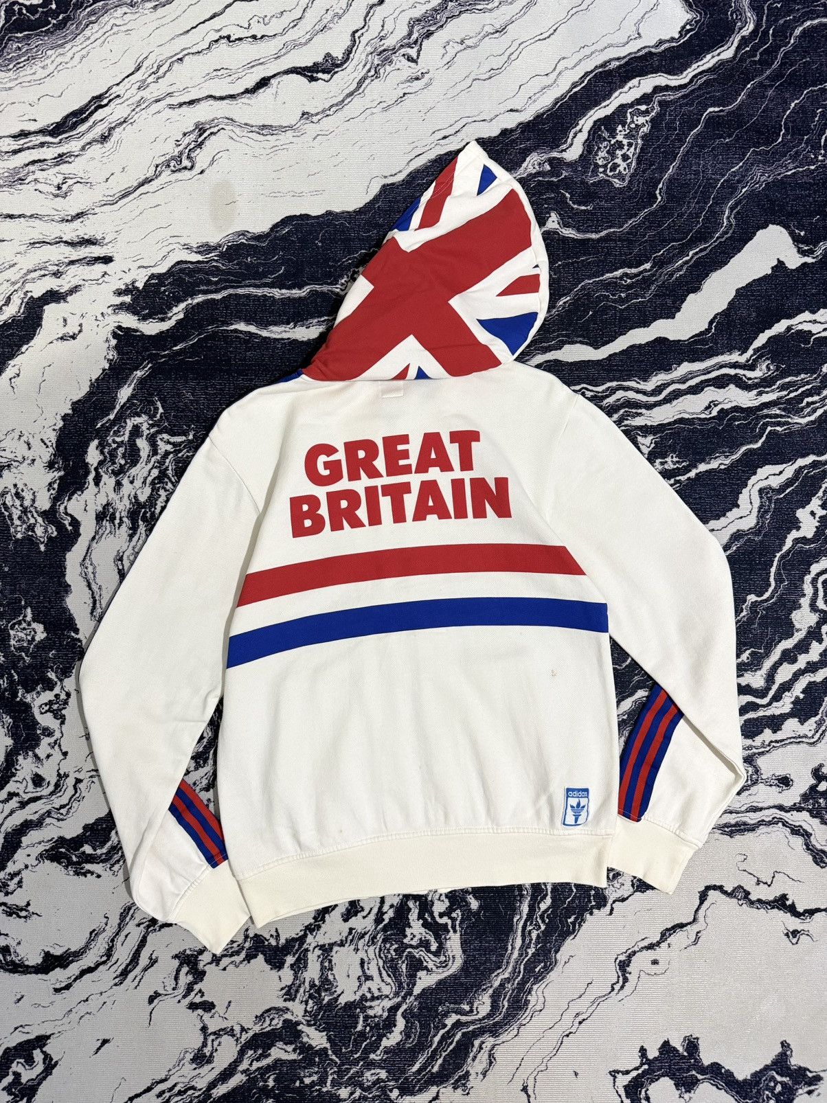 Vintage Vintage y2k adidas great britain ziphoodie Size US M / EU 48-50 / 2 - 9 Thumbnail