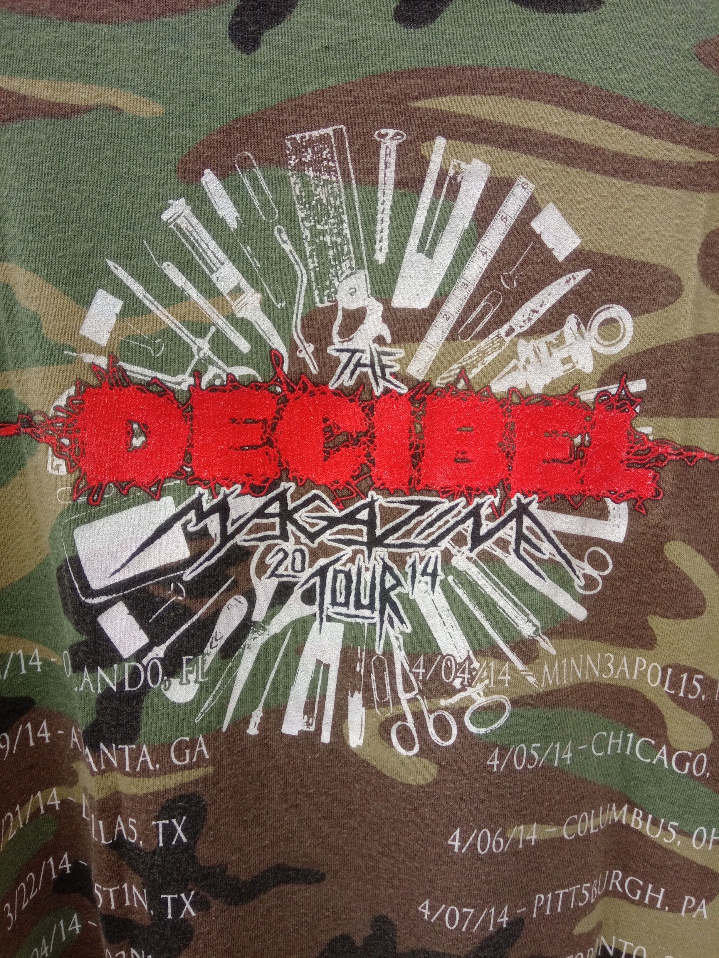 Band Tees × Vintage CARCASS the decibel magazine tour 2014 Size US XL / EU 56 / 4 - 5 Thumbnail