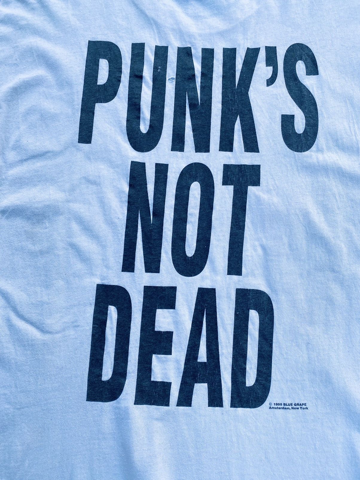 Vintage Vintage 90s Anarchy Punks Not Dead Thrashed Band Tees Size US XL / EU 56 / 4 - 4 Thumbnail