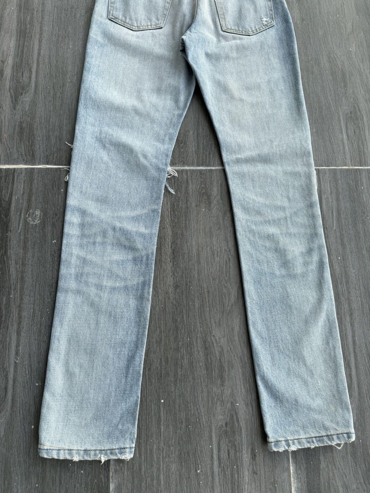 Helmut Lang Vintage 1998 HELMUT LANG "Broken Denim" Size US 28 / EU 44 - 15 Thumbnail