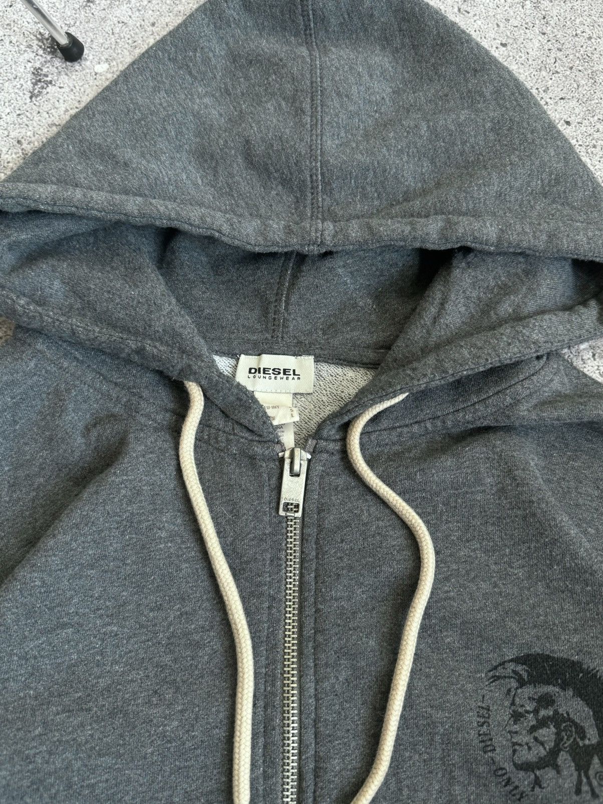 Diesel × Vintage Vintage Diesel Y2K zip hoodie logo size L Size US L / EU 52-54 / 3 - 9 Thumbnail