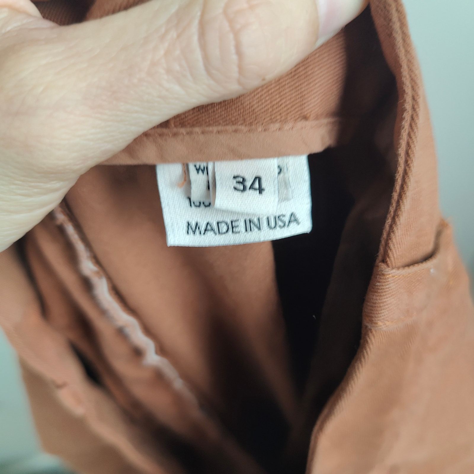 Other Esby Chino Pants 34 Rust Clay Orange Preppy Slow Fashion Size US 34 / EU 50 - 9 Thumbnail