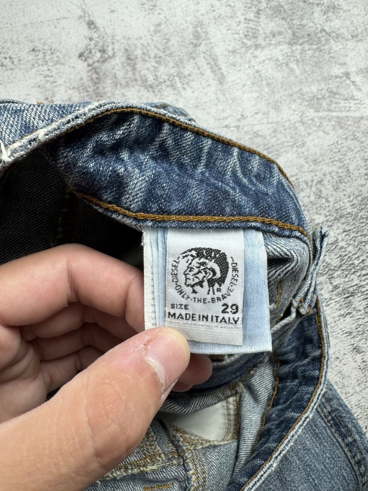 Diesel Diesel Vintage Hip Hop Rap Pocket Washed American USA 90s Jeans Pants Trousers Size US 29 - 16 Thumbnail