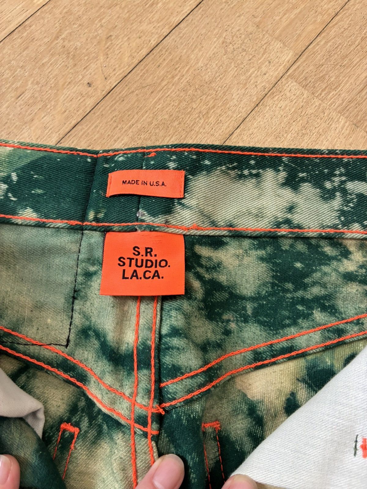 Sterling Ruby Woman’s hand bleached jeans Size 25" / US 0 / IT 36 - 5 Thumbnail