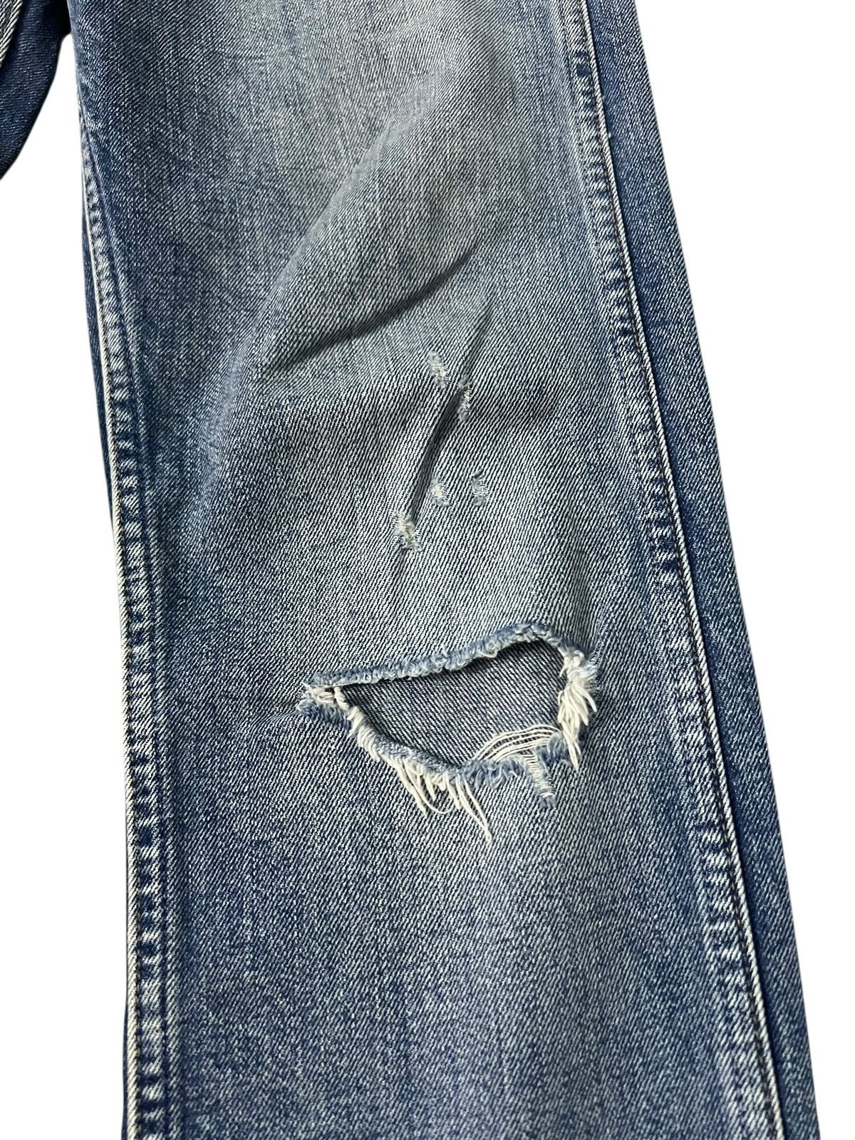 Levi's Vintage Levi’s 606 Big E Orange Tab Distress Jean Talon# Size US 34 / EU 50 - 5 Thumbnail
