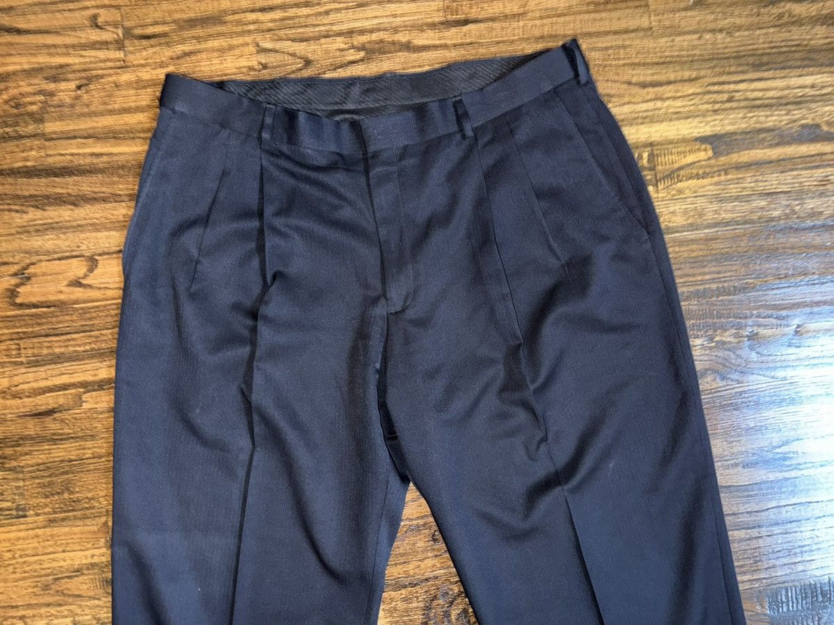 Haggar Haggar Tailored Pleated Dark Navy Dress Pant Trouser 38x29 Size US 38 / EU 54 - 2 Thumbnail