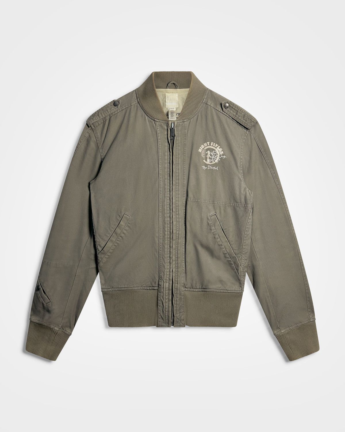 Diesel Diesel, Oversized Rib Bomber Jacket Size US XL / EU 56 / 4 - 1 Thumbnail