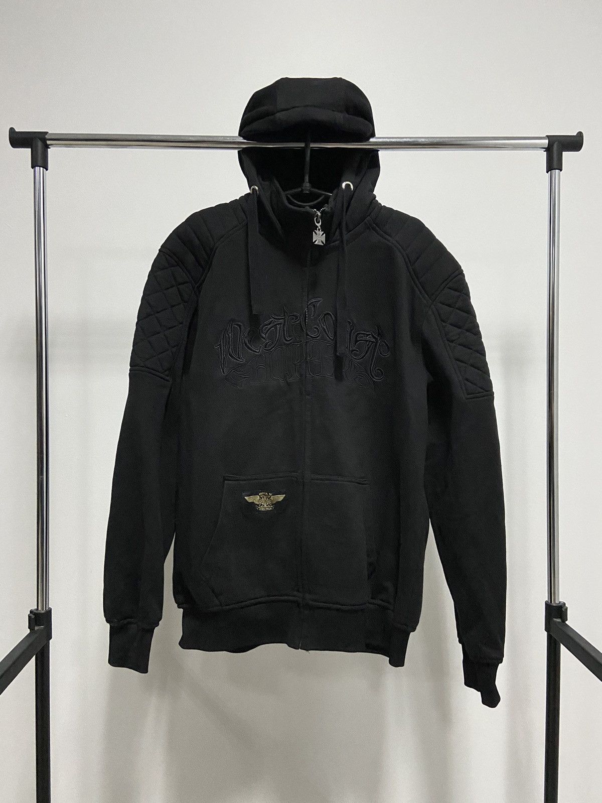 Vintage × West Coast Choppers West coast choppers zip hoodie big logo biker Moto vintage Size US XL / EU 56 / 4 - 1 Thumbnail
