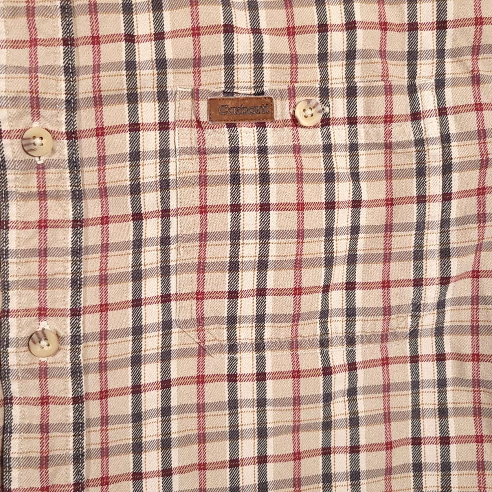 Carhartt Carhartt Long Sleeve Check Button Down Shirt Mens XL Workwear Size US XL / EU 56 / 4 - 4 Thumbnail