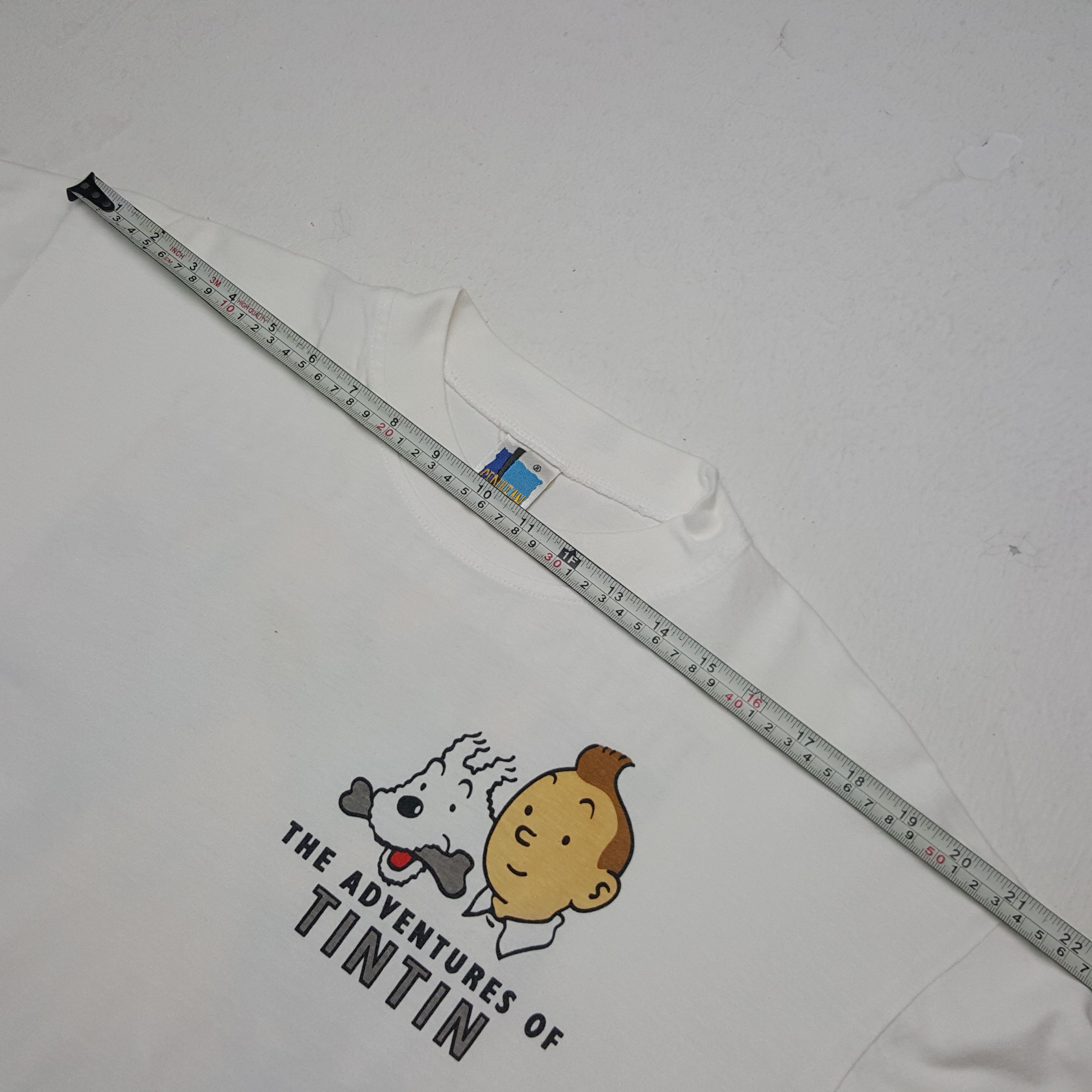 Cartoon Network × Vintage Vintage Tintin In The Congo American Cartoon Movie Tshirt Size US L / EU 52-54 / 3 - 6 Thumbnail