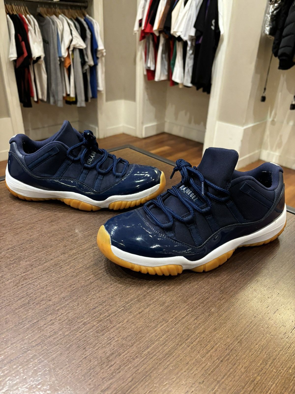 Jordan Brand Jordan 11 Low ‘Midnight Navy’ Size US 12 / EU 45 - 1 Thumbnail
