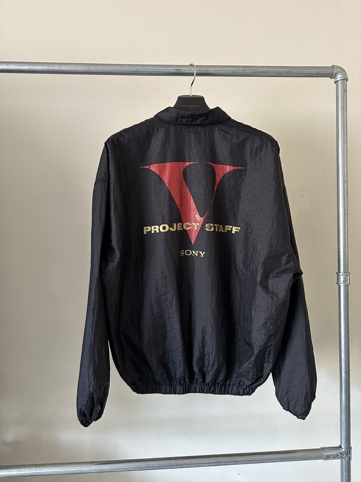 Sony 1990s Vintage Sony V Project Staff Nylon Jacket Size US XL / EU 56 / 4 - 1 Thumbnail