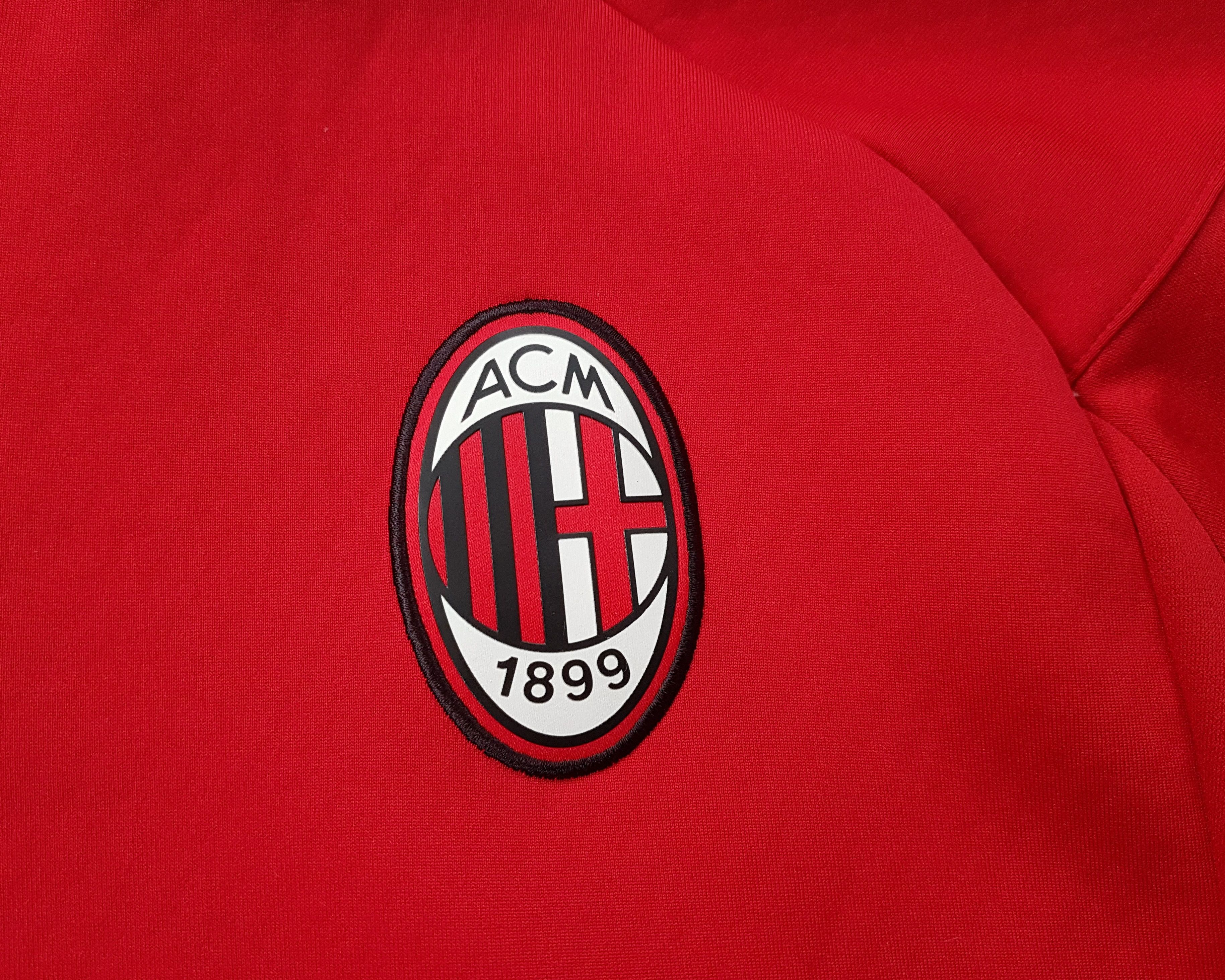 Puma Puma AC Milan 1/2 Zip Warm Training Fleece Soccer Jersey Size US XL / EU 56 / 4 - 7 Thumbnail