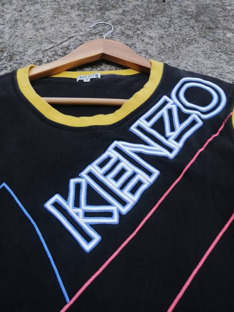 Kenzo Kenzo Nice Design Embroidered Sweatshirt Size US S / EU 44-46 / 1 - 4 Thumbnail