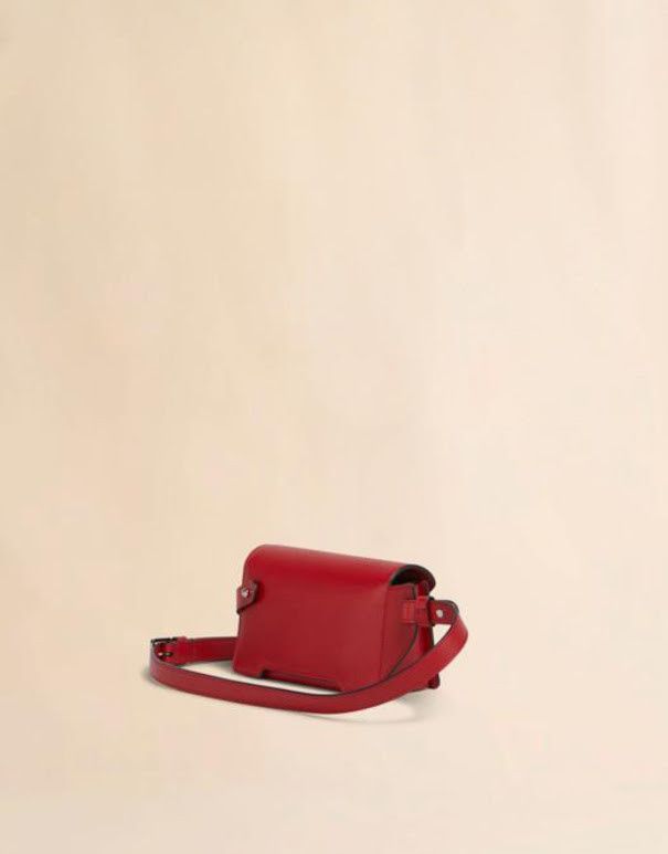 Marni o1w1db10326 Size:OS/Trunkaroo Leather Shoulder Bag in Red Size ONE SIZE - 2 Thumbnail
