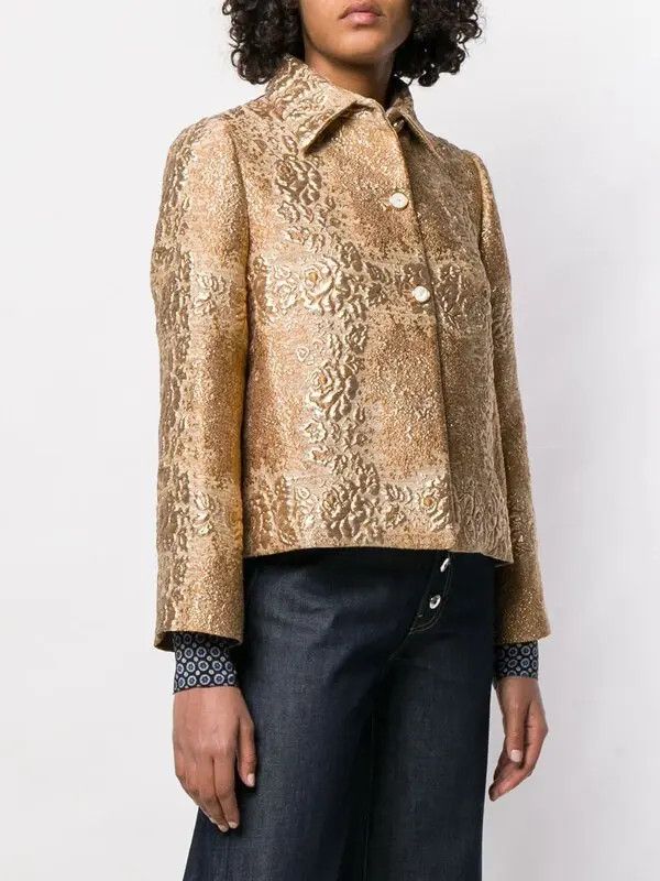 Valentino o1y0226 Blazer in Beige Size M / US 6-8 / IT 42-44 - 3 Thumbnail