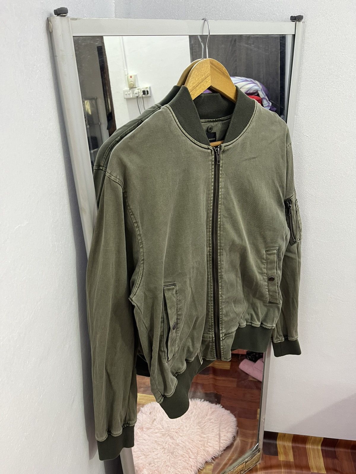 Japanese Brand Rag Machine Vintage Wash MA-1 Bomber Jacket Size US M / EU 48-50 / 2 - 2 Thumbnail
