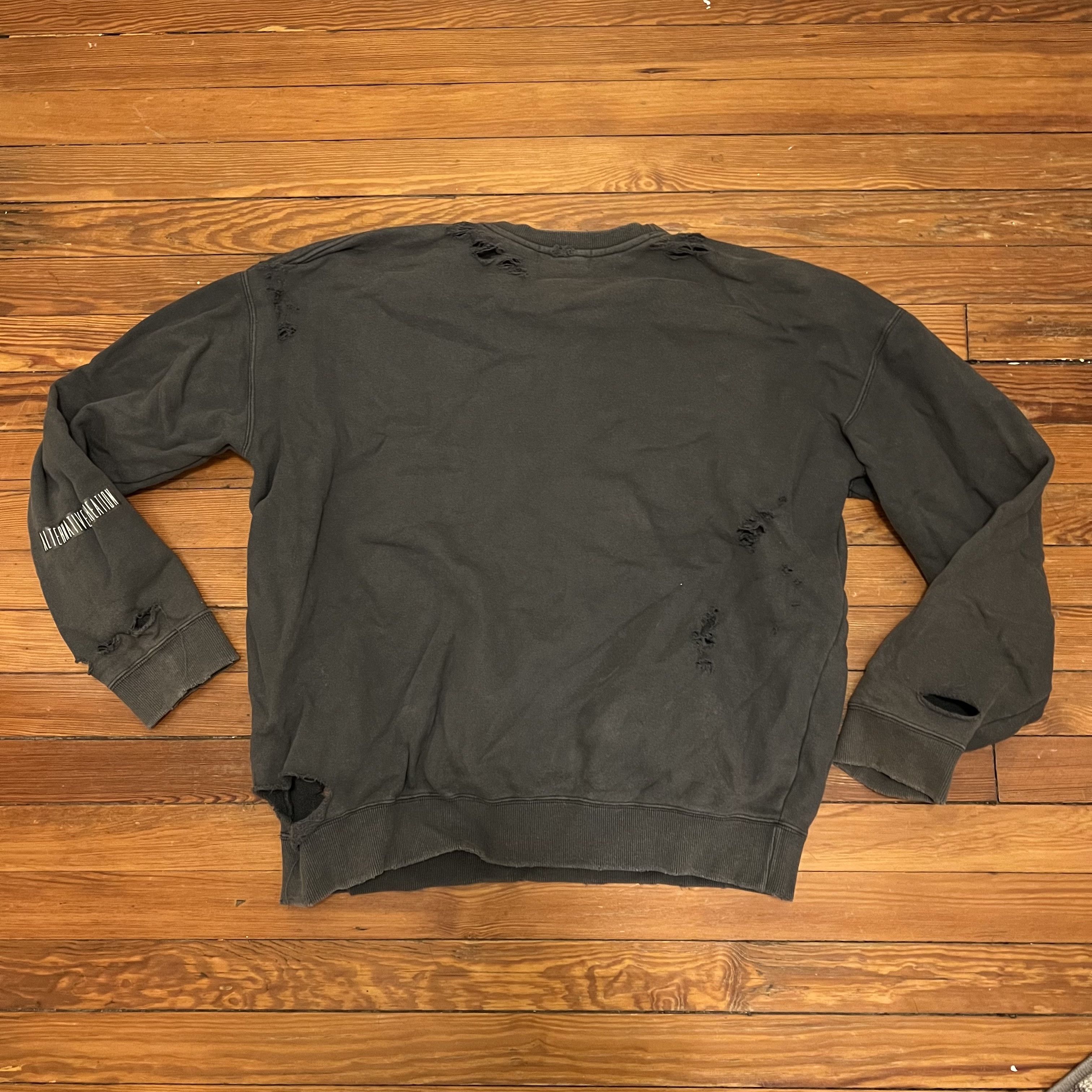JieDa JieDa 17ss Super Damage Sweat / Dark Gray / Medium (2) Size US M / EU 48-50 / 2 - 6 Thumbnail