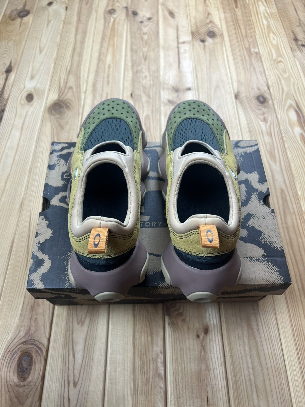 Brain Dead × Oakley New Oakley x Brain Dead factory team Suede flash sandal Size US 8.5 / EU 41-42 - 4 Thumbnail