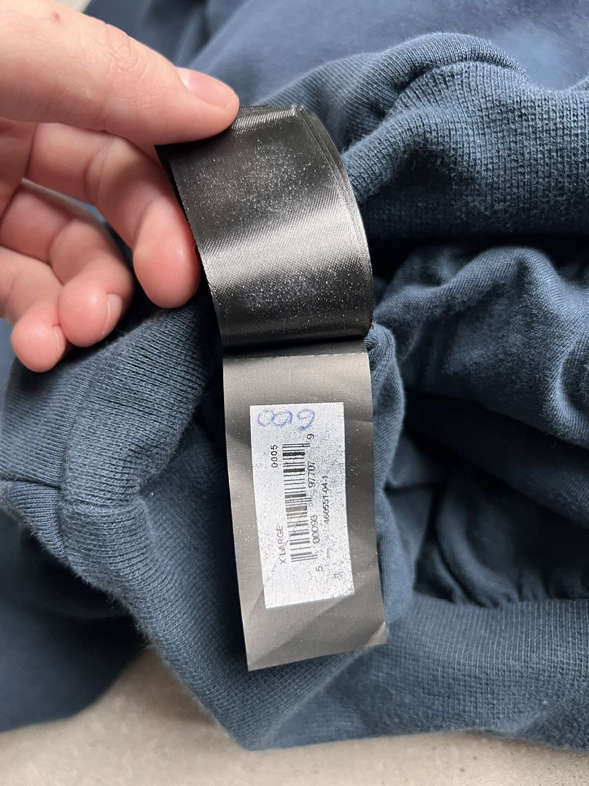 Gap × Kanye West × Yeezy Yeezy Gap Dove Hoodie Dark Blue Size US XL / EU 56 / 4 - 9 Thumbnail