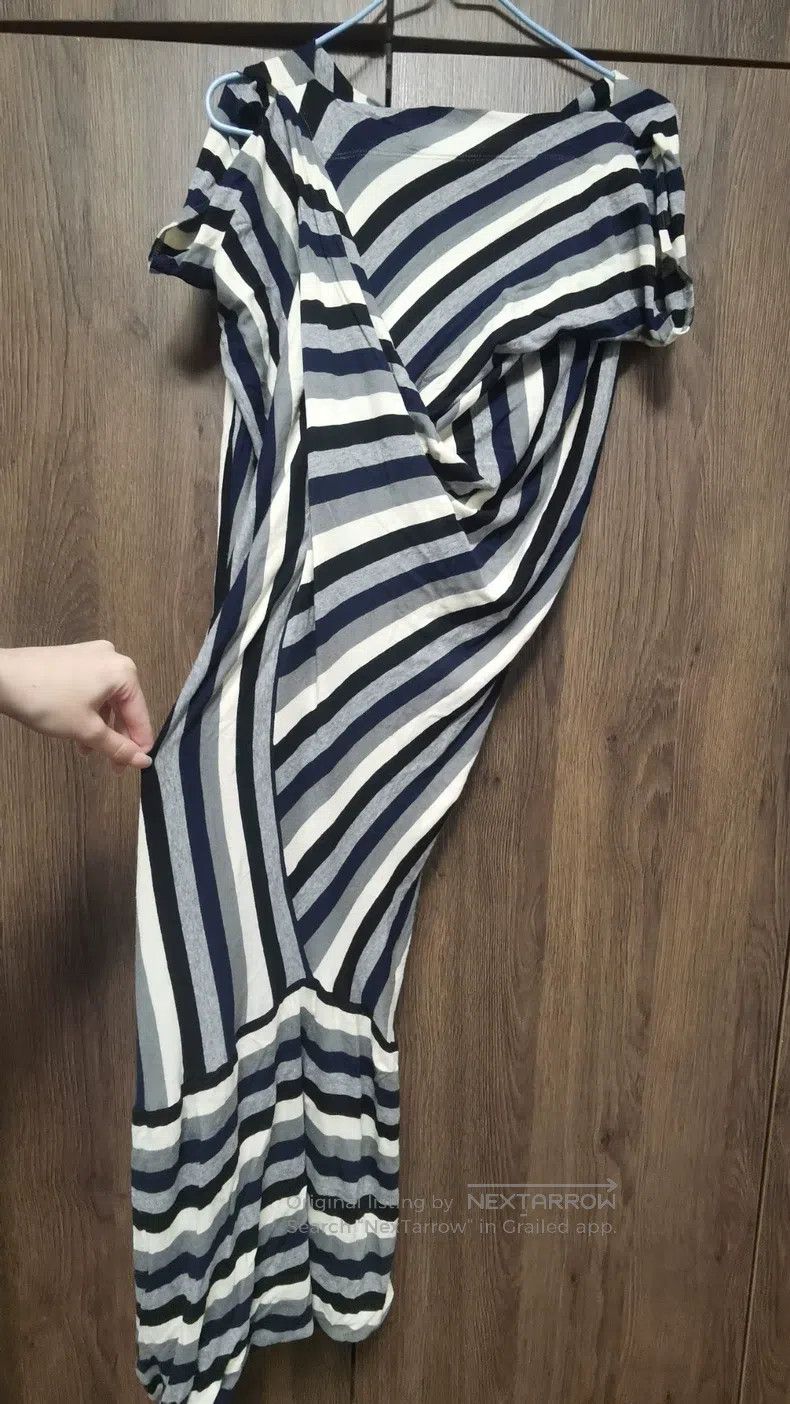 Vivienne Westwood Vivienne Westwood Striped Asymmetrical Twisted Dress Size XS / US 0-2 / IT 36-38 - 2 Thumbnail