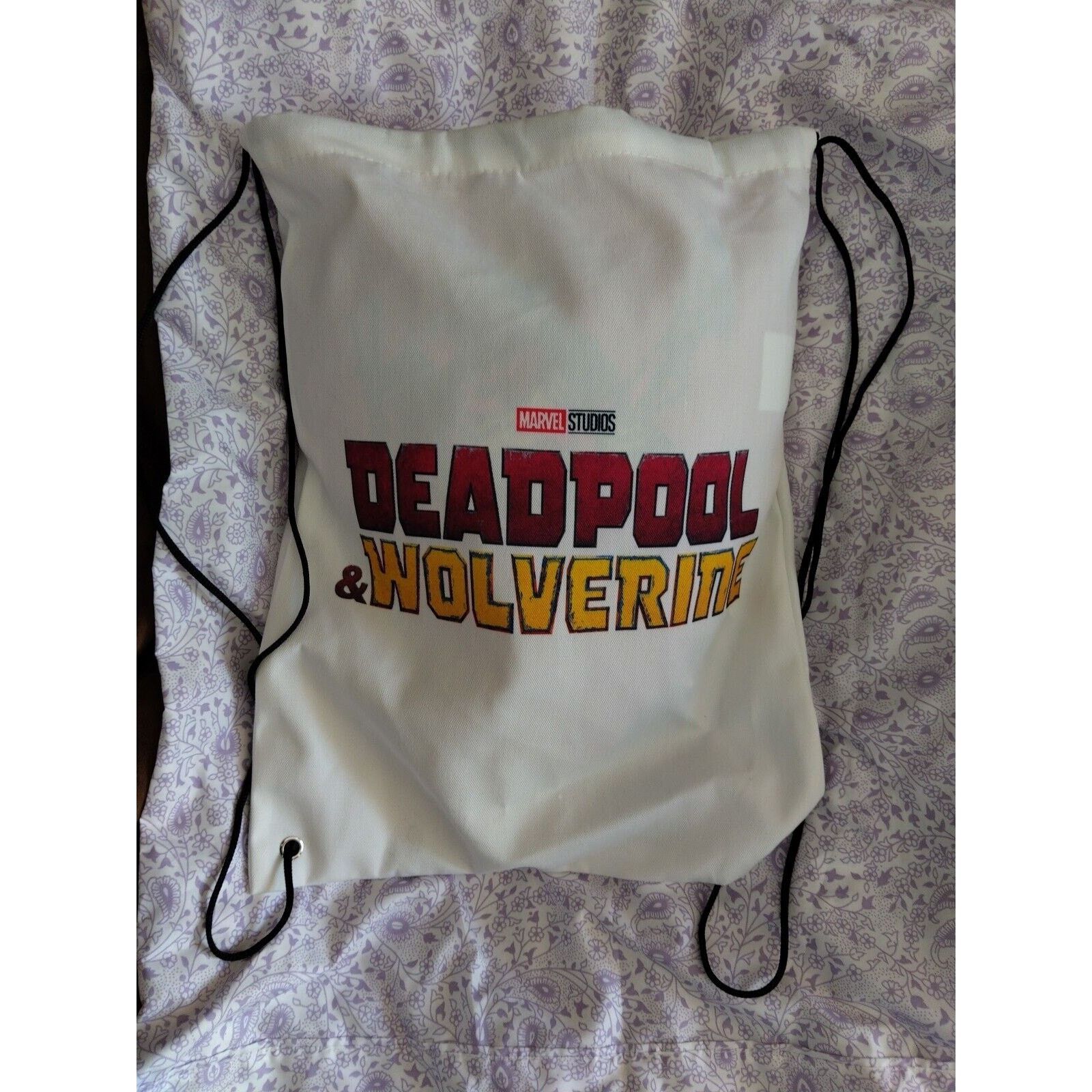 Disney Deadpool & Wolverine Drawstring Backpack Student School Bags Size ONE SIZE - 1 Thumbnail
