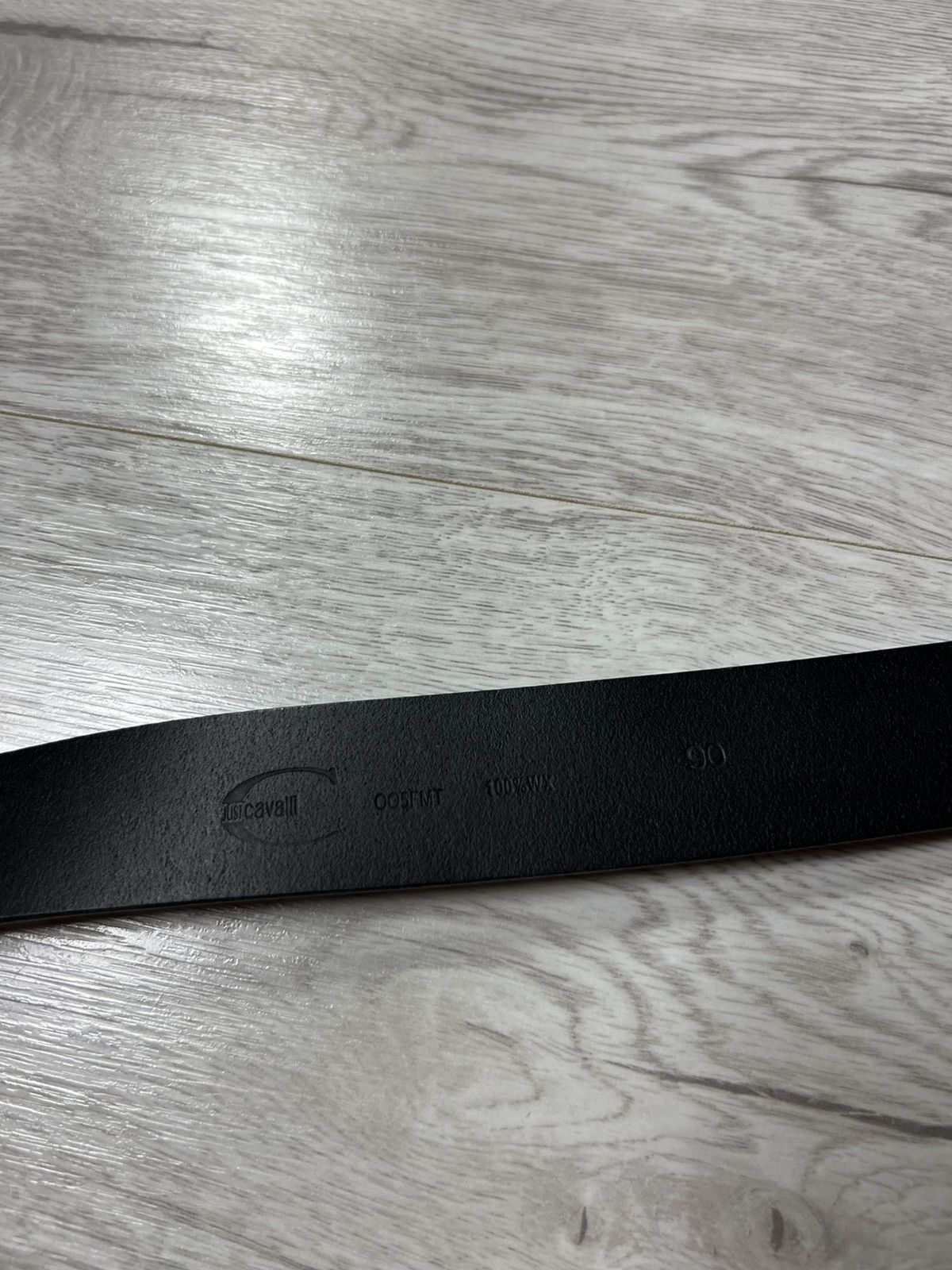 Just Cavalli Y2K Just Cavalli Leather Belt With Large Buckle Size ONE SIZE - 7 Thumbnail
