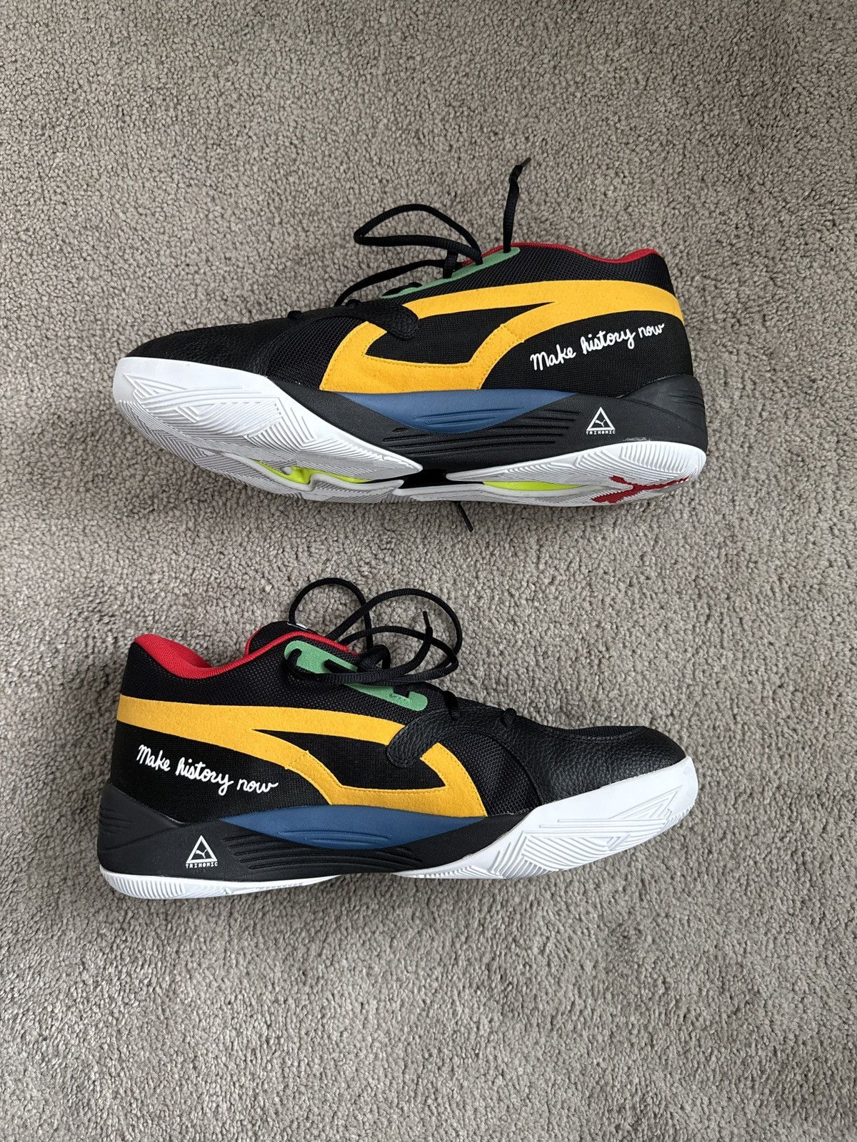 Puma TRC Blaze Court Black 5’s Size US 13 / EU 46 - 4 Thumbnail