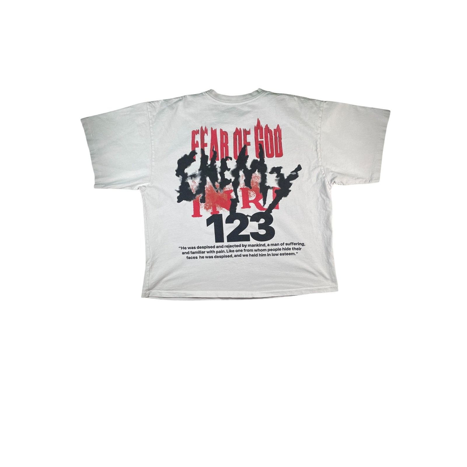 Ace Rivington Rivington 123 x FOG Cream & Red Tee Size US XL / EU 56 / 4 - 2 Thumbnail