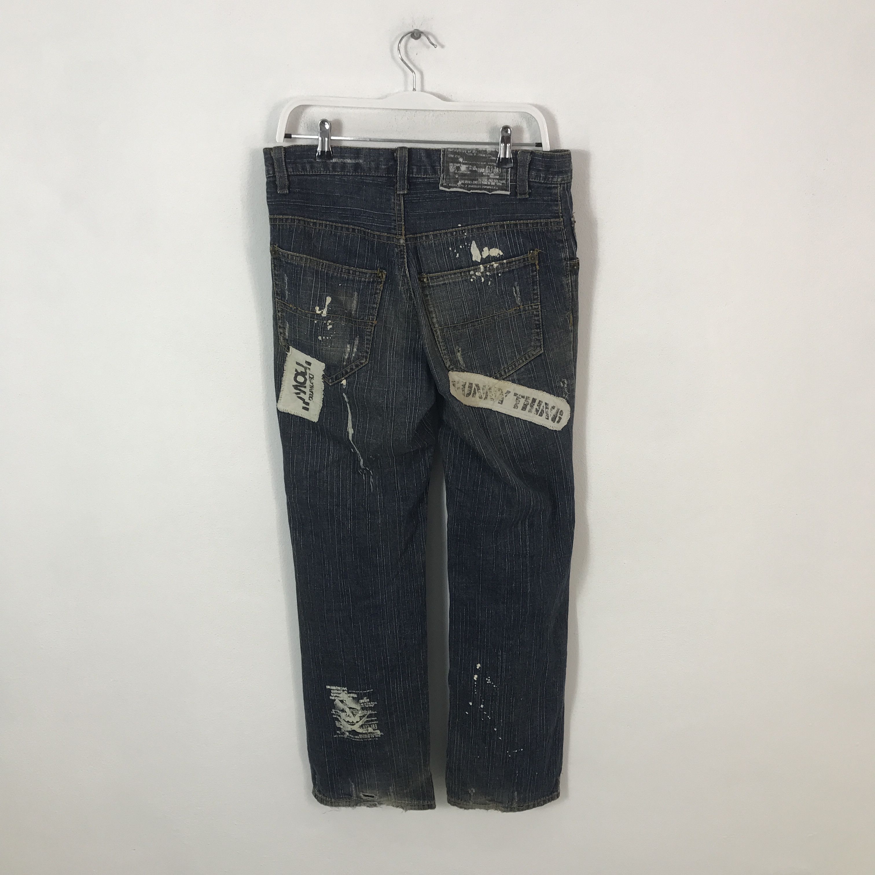 Japanese Brand gri gri denim gothic punk japan denim pants Size US 32 / EU 48 - 4 Thumbnail