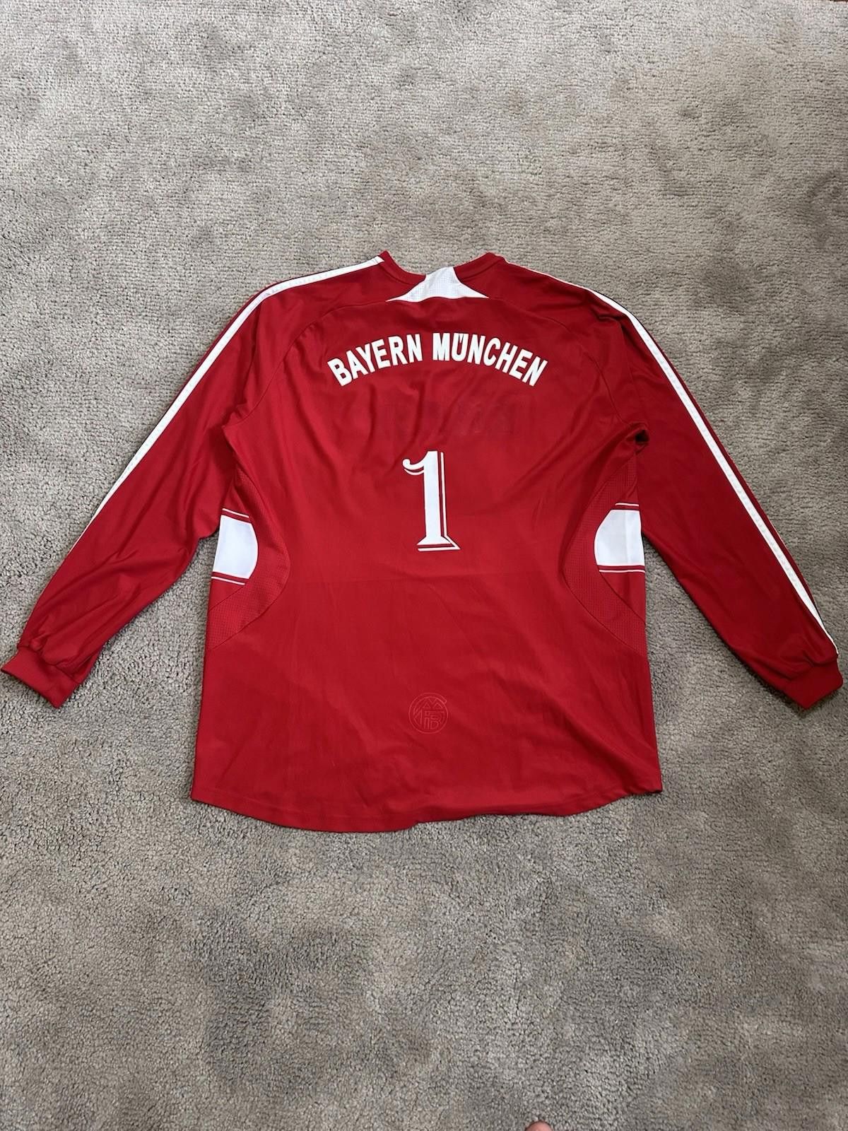 Adidas BAYERN MUNICH 2008 2009 L/SHOME FOOTBALL SHIRT SOCCER JERSEY Size US XL / EU 56 / 4 - 8 Thumbnail