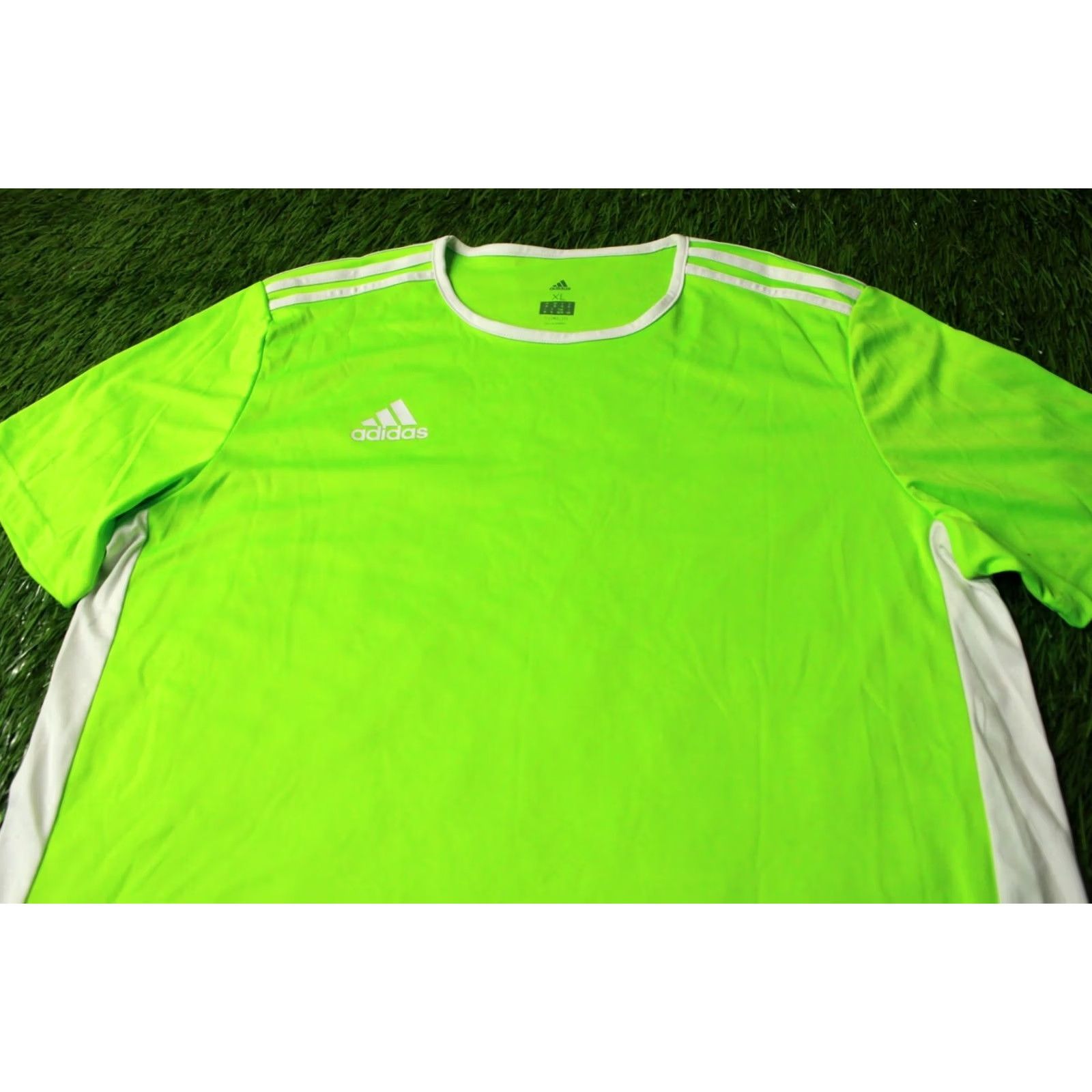 Adidas ADIDAS PERFORMANCE CLIMALITE FOOTBALL SHIRT JERSEY XL Men Green and White 2018 Sport Shirt Size US XL / EU 56 / 4 - 2 Thumbnail