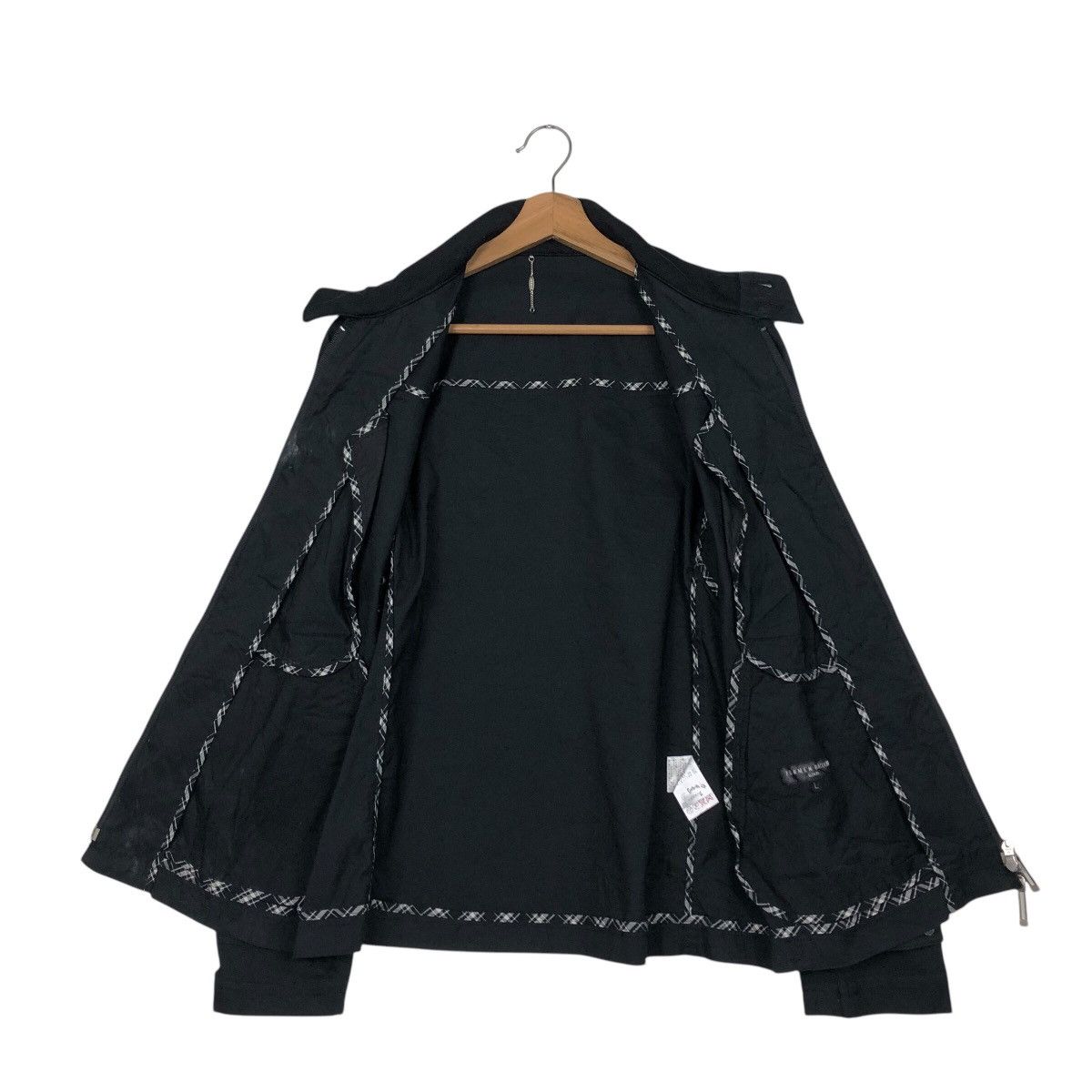 Japanese Brand 📌Rich Black Chore Biker Jacket Junmen Blackine Ginza Japan Size US L / EU 52-54 / 3 - 14 Thumbnail