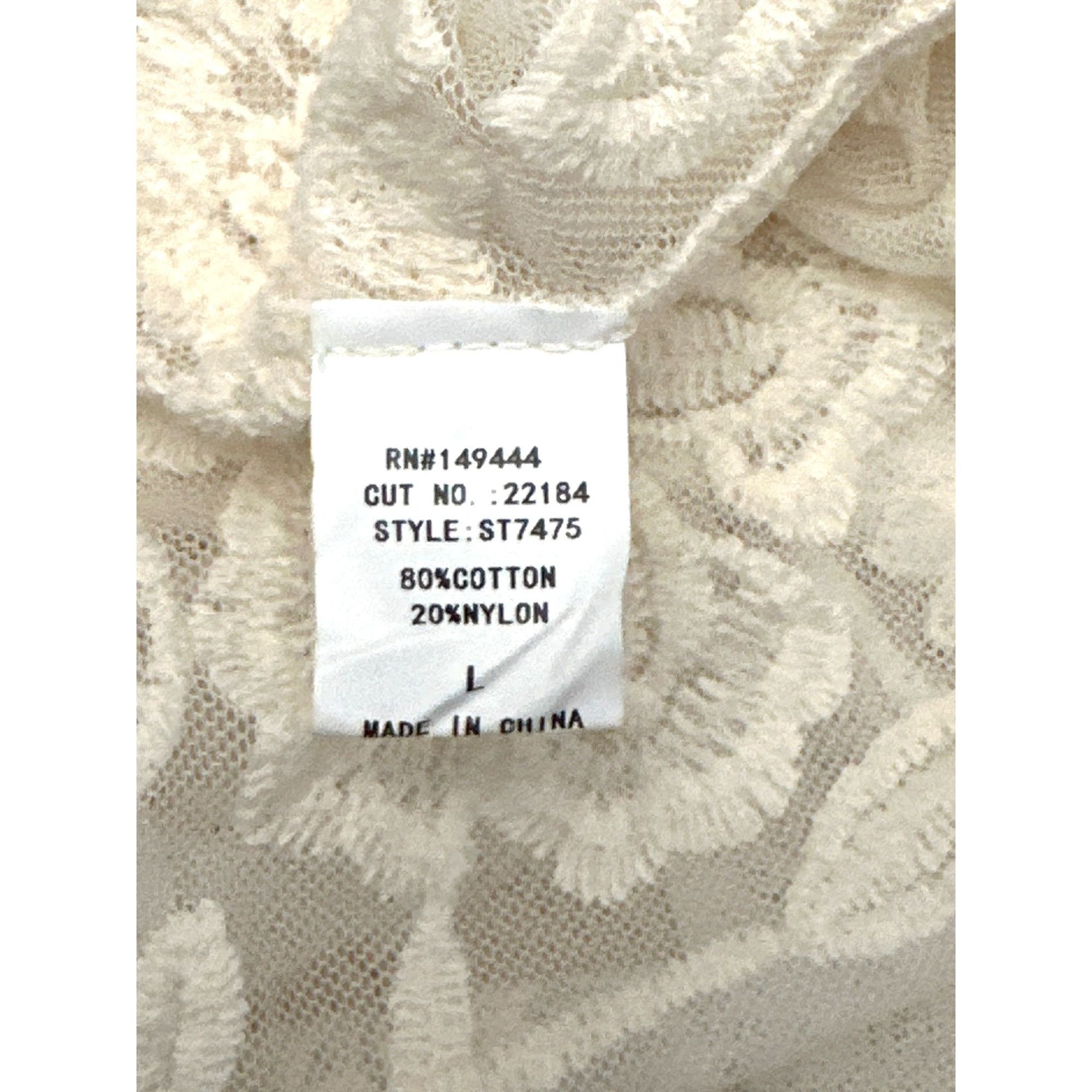 Other CCC Sheer Ivory Floral Embroidered Long Kimono Cardigan Cove Size ONE SIZE - 6 Thumbnail