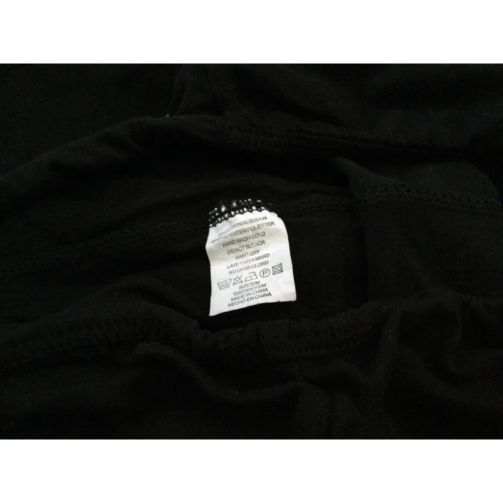 Vintage VINTAGE Women Black Pants Leggings Straight Fit Cotton Blend Elastic Waist Adults S/M Size 28" / US 6 / IT 42 - 4 Thumbnail