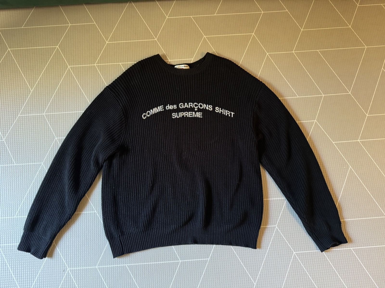 Supreme Supreme Flocked Logo Sweater Size Medium | Grailed Supreme Supreme Flocked Logo Sweater Size Medium | Grailed
