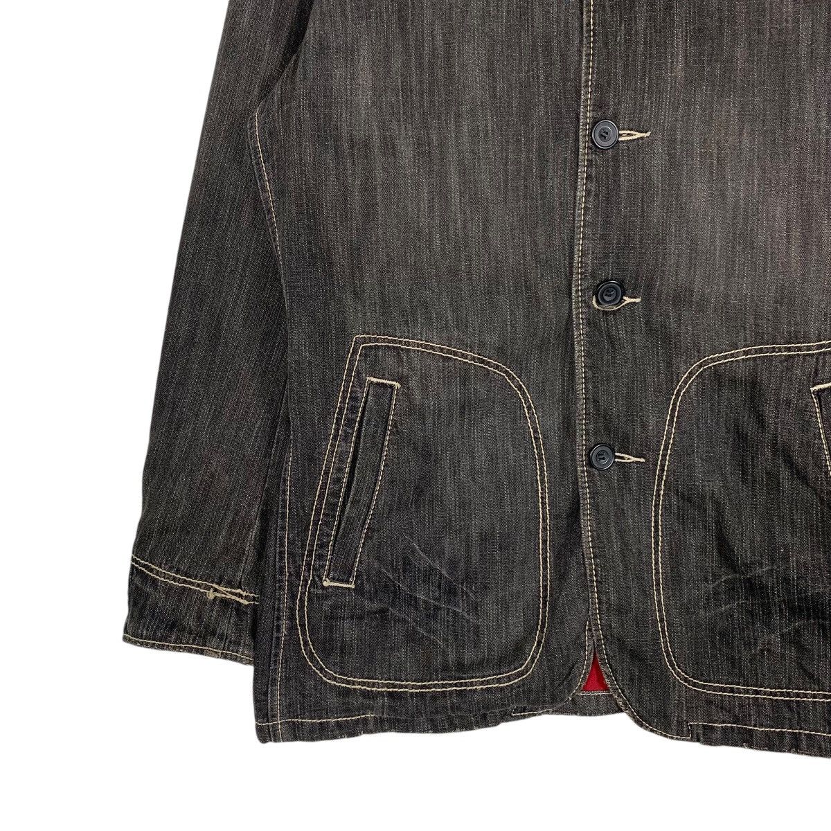Japanese Brand Ventina Scorpion Denim Chore Jacket Size US L / EU 52-54 / 3 - 3 Thumbnail