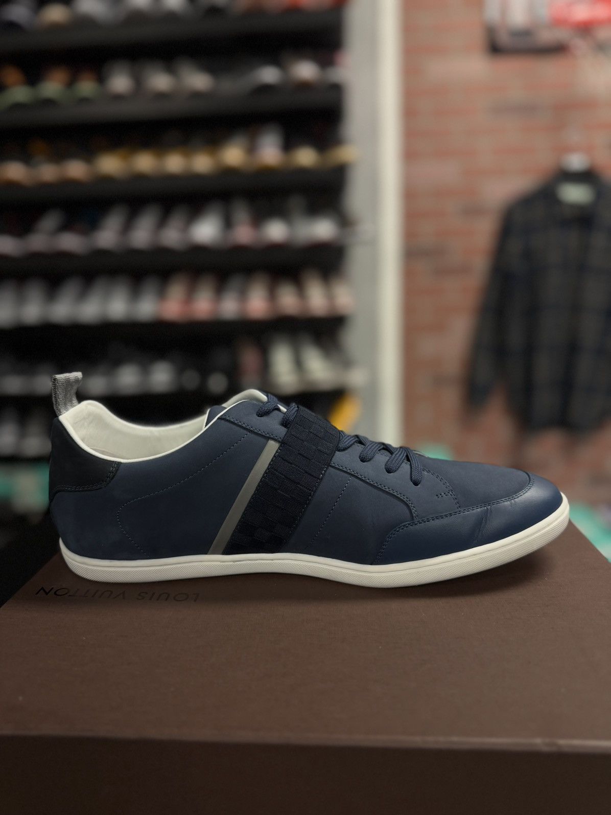 Louis Vuitton Louis Vuitton Blue Lowtop Sneaker Size 10UK/11US Size US 11 / EU 44 - 12 Thumbnail