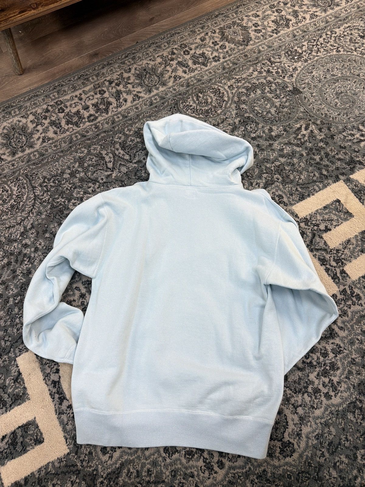 Saint Michael Saint Michael ribbon logo hooded sweatshirt baby blue red Size US L / EU 52-54 / 3 - 2 Thumbnail