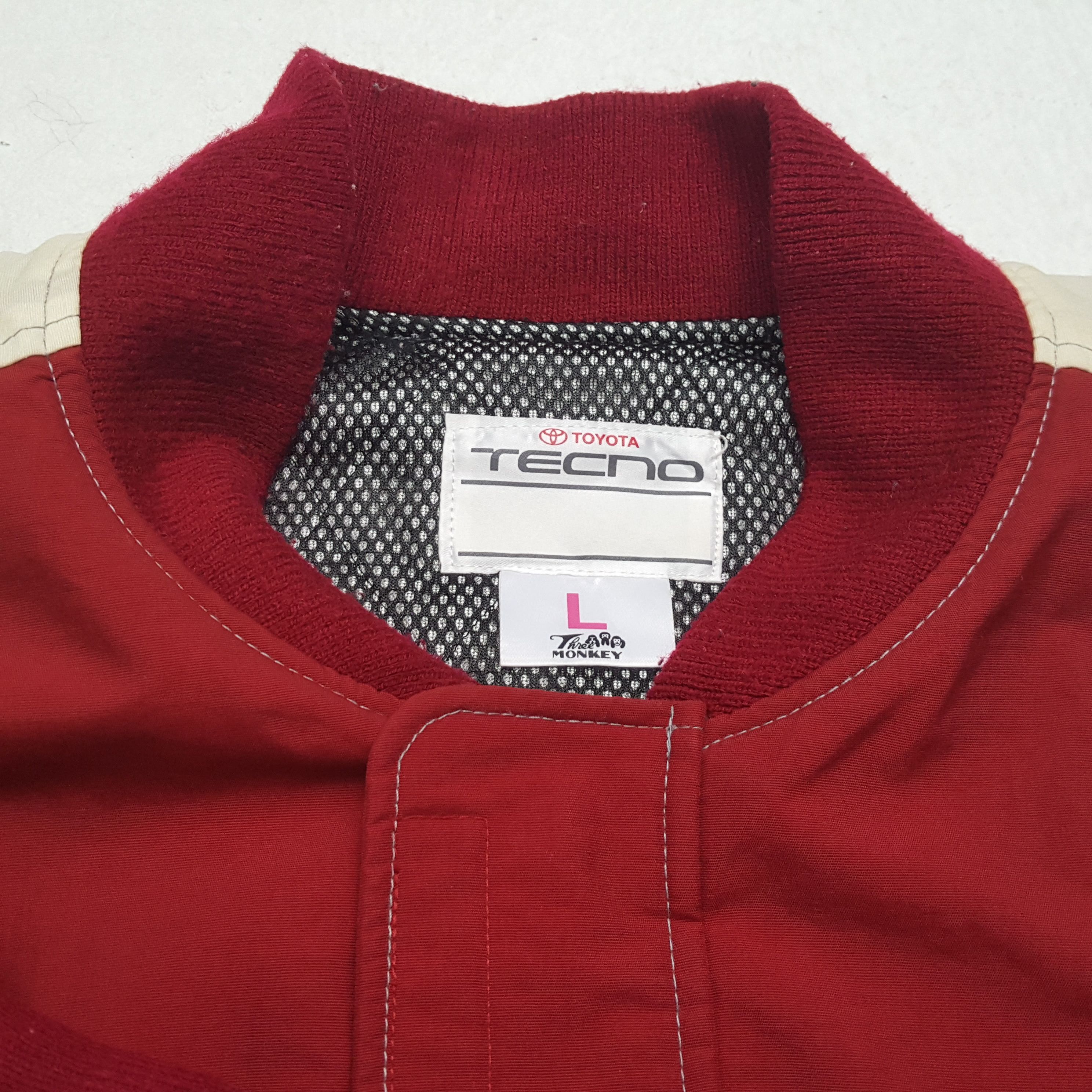 Japanese Brand × Vintage Vintage TOYOTA TECNO Japanese Racing Team Jacket Size US XL / EU 56 / 4 - 11 Thumbnail