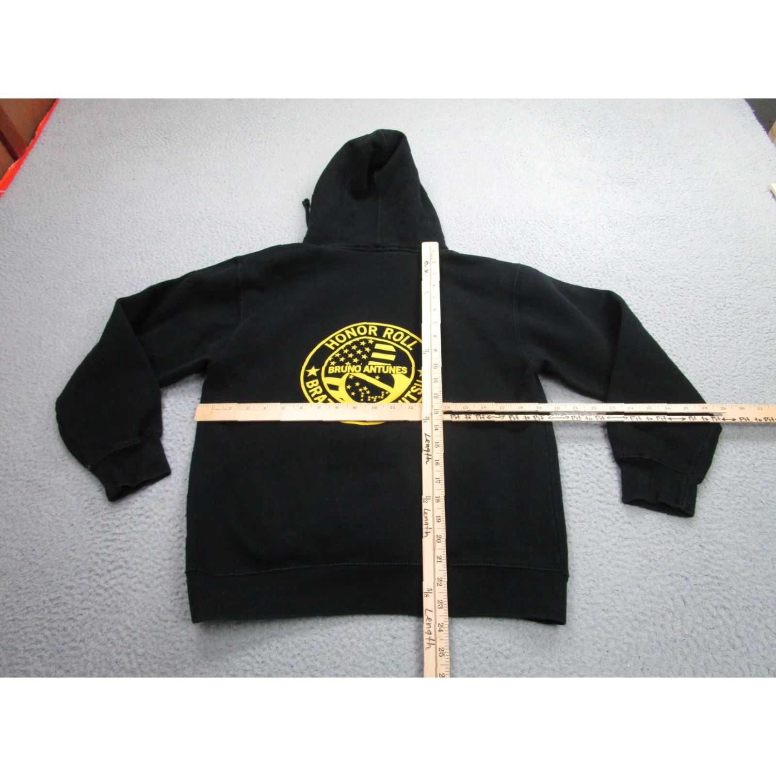 Gildan Honor Roll Hoodie Mens Small Bruno Antunes Brazilian Jiu-Jitsu Pullover Martial Size US S / EU 44-46 / 1 - 5 Thumbnail